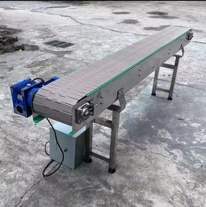 Zincir plaka konveyör gıda işleme hattı sürücü yüksek sıcaklığa dayanıklı içecek üretim düz üst zincir plaka konveyör - Product Image 2