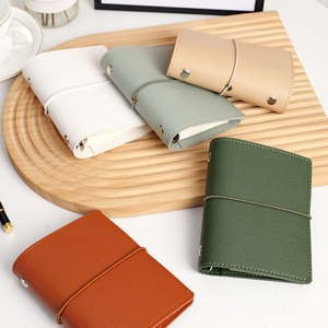 Carnet promotionnel en cuir PU M5 – Cadeau idéal, carnet de lecture à feuilles mobiles, petit carnet portable - Product Image 2