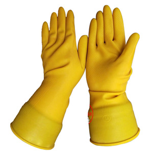 Gants en latex Xqlb, épais, imperméables, résistants aux acides et aux alcalis, pour la vaisselle et les travaux ménagers - Product Image 3