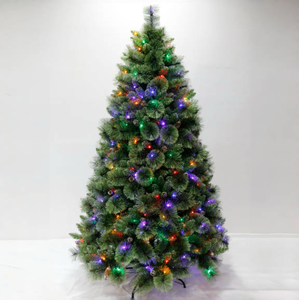 Nouvel Arbre <span class=keywords><strong>de</strong></span> <span class=keywords><strong>Noël</strong></span> <span class=keywords><strong>Artificiel</strong></span> Pliable à Charnières 100% PE <span class=keywords><strong>de</strong></span> Haute Qualité 2026, <span class=keywords><strong>Pré</strong></span>-Éclairé par LED Blanc Chaud, Résistant aux Flammes - Product Image 6