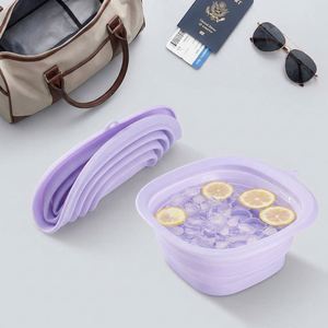 In Stock Silicone Ice <b>Compress</b> Basin Collapsible Facial Care Tool Soft Flexible BPA Free Food Grade Easy Storage Reusable - Product Image 3