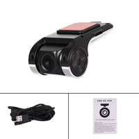 Caméra embarquée Podofo Mini Dash Cam, enregistreur vidéo de voiture 170 degrés ADAS, vision nocturne, caméra USB, équipement d'enregistrement
