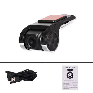 กล้องติดรถยนต์ขนาดเล็ก Podofo ADAS พร้อมระบบบันทึกวิดีโอ DVR มองเห็นในเวลากลางคืน กล้องบันทึกภาพในรถยนต์แบบ USB - Product Image 6