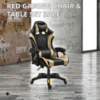 Prix d'usine Rouge Gamer Chaise Massage Ordinateur Racing Caractéristiques Bureau traditionnel Silla Chaise Table à vendre Échantillon gratuit