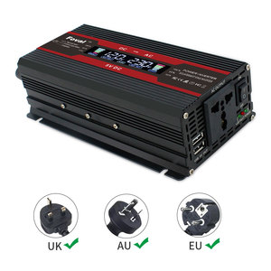 Convertisseur de courant universel 800W/2000W à onde sinusoïdale modifiée, sortie pratique, <span class=keywords><strong>transformateur</strong></span> DC <span class=keywords><strong>12V</strong></span> vers AC <span class=keywords><strong>220V</strong></span>, convertisseur de courant pour voiture, camping - Product Image 5