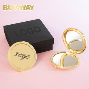 Bán Buôn Vòng Tay Nhỏ Gọn Du Lịch Nhỏ Túi Mỹ Phẩm Gương Cầm Tay Trang Điểm Quà Tặng Gấp Biểu Tượng Tùy Chỉnh Mini Giá Rẻ Gương - Product Image 1