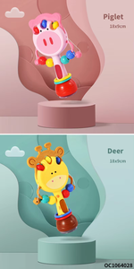 Hochet musical lumineux pour bébé avec ventouse puissante, jouet sensoriel Montessori pour 0-6 et 6-12 mois - Product Image 6
