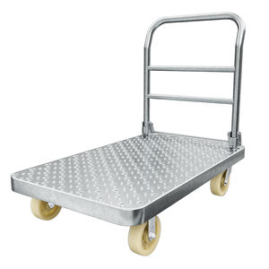Endüstriyel kargo taşımacılığı için 6 inç naylon tekerler ile ağır hizmet tipi 800kg yük kapasitesi çelik katlanabilir arabası/Pushcart - Product Image 1