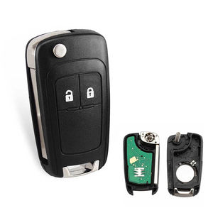 Llave Remota para Auto con Chip ID46 <span class=keywords><strong>de</strong></span> 433Mhz, Llave HU100 sin Cortar, para <span class=keywords><strong>Opel</strong></span> Vauxhall <span class=keywords><strong>Astra</strong></span> Insignia, Control Remoto Plegable <span class=keywords><strong>de</strong></span> 2 Botones con Batería Incluida - Product Image 1