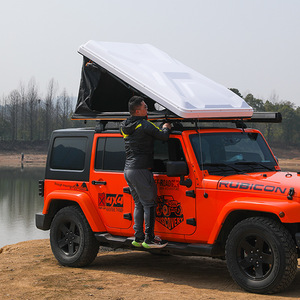 Carpa de techo para coche de apertura rápida, con carcasa rígida, de una habitación, para las cuatro estaciones, de tela Oxford de poliéster, para SUV, para acampar. - Product Image 2