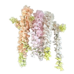 Flor Artificial de Glicinia Junheyuan, Rama Individual, Decoraciones para Techos de Boda, Accesorios para Fotografía en Exteriores, Decoración del Hogar - Product Image 5