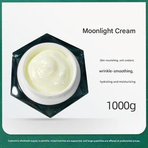 Crème de base éclaircissante semi-finie Moonlight 1KG 5KG en gros, Niacinamide Squalane Revitalisant Hydratant OEM - Product Image 6