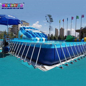 <span class=keywords><strong>Piscine</strong></span> hors sol avec structure en acier et <span class=keywords><strong>escalier</strong></span> de sécurité, <span class=keywords><strong>piscine</strong></span> familiale extérieure pour enfants et adultes, jeux aquatiques dans la cour et le jardin - Product Image 1