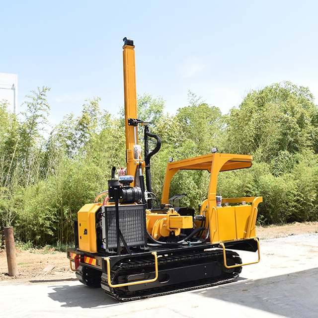 97kW Engine Solar Pile Driver Drilling Machine for Solar Panel Installation Project