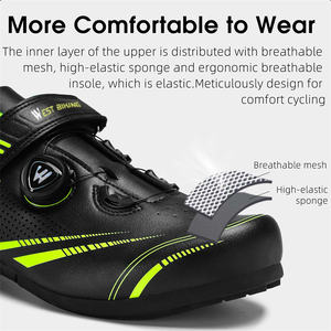 WEST BIKING – chaussures de vélo de <span class=keywords><strong>route</strong></span> respirantes pour hommes, vtt, antiblocage - Product Image 2