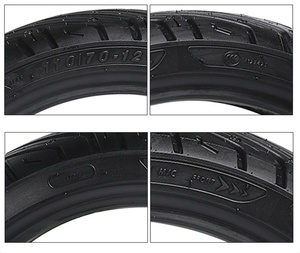 Pneus semi-molés sous vide 2.75-10, pneus de moto, pneus tout-terrain adaptés à toutes les conditions météorologiques - Product Image 4