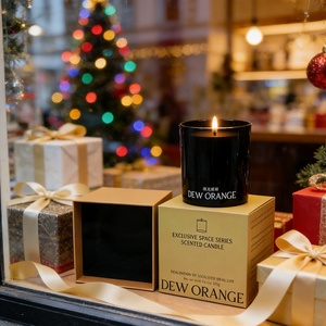 Cajas de Regalo Rígidas de Cartón Reciclables y Ecológicas de 2 Piezas con Logotipo Personalizado, Caja Cuadrada para Regalos de Cosméticos y Velas - Product Image 2