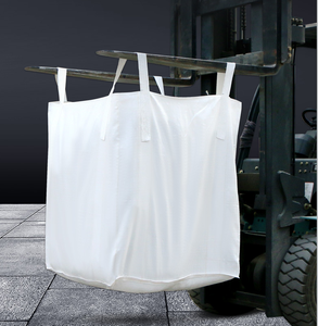 Borsa Jumbo Ton 1-2 PP borsa grande fondo tris-tac-toe per farina di semi di grano sale zucchero Bean-500kg a 2000kg di capacità - Product Image 1