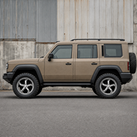 Nouvelles jantes en alliage d'aluminium forgé à 5 branches, à profil profond, finition noir mat, 26 pouces, haute performance tout-terrain pour grands SUV