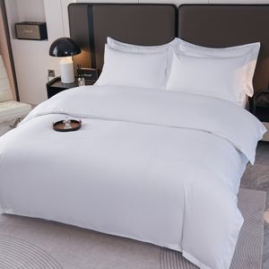 Housse de <span class=keywords><strong>couette</strong></span> personnalisée en polyester/coton de couleur unie, tissu de luxe pour housse de <span class=keywords><strong>couette</strong></span>, ensemble de housse de <span class=keywords><strong>couette</strong></span> en lin avec oreiller - Product Image 2