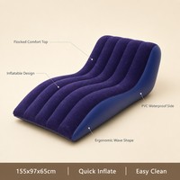 Canapé gonflable floqué d'extérieur, portable, pour la sieste au bureau, lit d'appoint pour adulte, siège de camping, logo personnalisable
