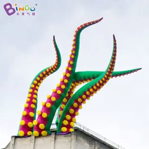 Polvo inflável personalizado inflável bingo, grande iluminação, tentáculos infláveis para decorações