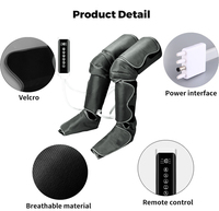 Système de thérapie par compression récupération sportive massage par compression d'air des jambes masseur de jambes vibrant avec chaleur vente en gros
