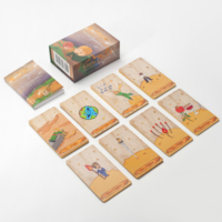 Boîte cadeau magnétique personnalisée, Jeu de cartes de tarot en papier de haute qualité, Le Petit Prince, cartes de jeu pour la guérison spirituelle