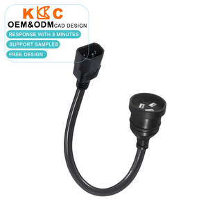 Cable de alimentación eléctrico de alta resistencia, enchufe de 3 clavijas a IEC C14 para CPU, PDU, servidor, computadora - Product Image 3