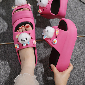 Women Sandals <strong>Ladies</strong> Luxury Brand <strong>Name</strong> <strong>Shoes</strong> Women Slippers Summer Flat Sandals - Product Image 1