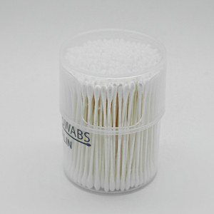 180 pièces de cotons-tiges écologiques haut de gamme à <span class=keywords><strong>tige</strong></span> en papier mince, à double tête ronde, jetables, en pot rotatif - Product Image 4