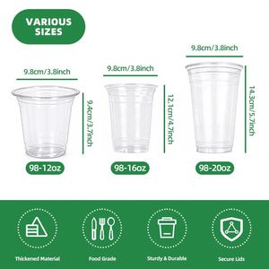 Gobelet d'anniversaire de 12 oz, gobelet pour boissons froides pour animaux de compagnie, gobelet transparent épaissi, gobelet à café jetable, expédition prévue bientôt - Product Image 3