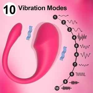 <span class=keywords><strong>Vibratore</strong></span> Wireless controllato da APP-Design realistico indossabile <span class=keywords><strong>per</strong></span> la sincronizzazione a lunga distanza ricaricabile USB da donna - Product Image 3
