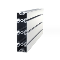 Profilé d'extrusion en aluminium à rainure en T 50200mm, norme européenne, robuste, série industrielle 6000, en alliage 6063-T5, pour assemblage de châssis de machine