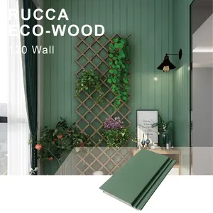 新设计的环保型内部wpc室内墙板木复合塑料包层