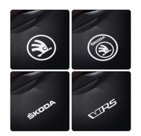 Projecteur LED de porte Skoda avec logo, lumière de courtoisie d'ambiance, Plug and Play