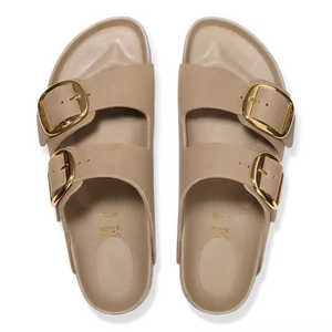 <span class=keywords><strong>Sandali</strong></span> Unisex con Doppia Fibbia, Tomaia in Pelle Oliata, Suola in Sughero, Fondo in EVA, Ciabatte Ortopediche Estive Casual - Product Image 6