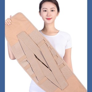 Ceinture de soutien lombaire de 33 cm de large, respirante, orthèse médicale pour la fixation thoracique et lombaire, récupération postopératoire - Product Image 4
