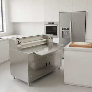 Máquina para Prensar Masa, Laminadora de Masa para Pan Árabe, Laminadora Automática de Masa para Pastelitos, Samosas, Manti, Laminadora Comercial - Product Image 1