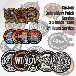 แพทช์ปักแบบกำหนดเอง OEM <span class=keywords><strong>ป</strong></span>้ายปัก ODM คุณภาพสูงสำหรับภาพโลโก้คมชัด ใช้สำหรับการสร้างแบรนด์เสื้อผ้า - Product Image 2