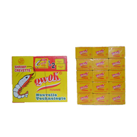 Cubes d'assaisonnement pour crevettes de marques africaines célèbres, cubes de bouillon de crevettes