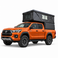 Tente de toit pour camionnette Hiperlion 8 pieds de long, isolée, panneau sandwich en fibre de verre, auvent quatre saisons, imperméable, montage rapide