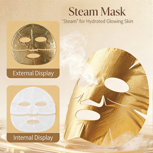 OEM Y462 Goldene Selbstwärmende Wasserstoffreiche Trockene Anti-Aging SPA Vliesstoff Gesichtsmasken-Tücher - Product Image 4