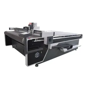 Yuchen 1625 faca redonda automática para tecidos/panhos/brinquedos/máquina de corte têxtil doméstica