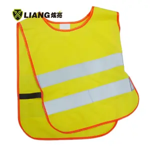 Hi Vis Children reflective safety vest Outdoor exercise Breathable and perspiration safety vest with logo kid safety vest