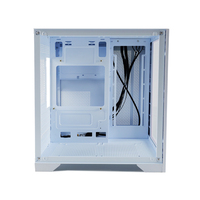 Manmu OEM Blanc Boîtier d'ordinateur Populaire Gaming Micro ATX Mid-Tower RGB Ventilateur CPU Cabinet Châssis d'ordinateur Tour Boîtier d'ordinateur