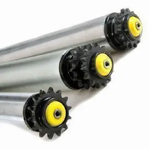 DP2223 Double Sprocket Roller Polymer /Nylon /Drive Roller For Roller Conveyor