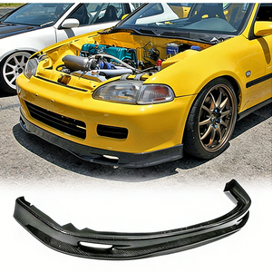ลิ้นกันชนหน้าคาร์บอนไฟเบอร์ทรง <span class=keywords><strong>Spoon</strong></span> สำหรับ Honda <span class=keywords><strong>Civic</strong></span> <span class=keywords><strong>EG</strong></span> ปี 1992-1995 คุณภาพเยี่ยม ติดตั้งได้พอดี - Product Image 1