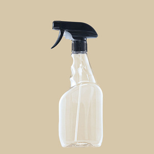 Envase <span class=keywords><strong>para</strong></span> Soluciones de Limpieza del Hogar, Botella de Spray de Plástico PET Transparente Ecológica de 400ml 500ml 750ml, Botellas con Pulverizador - Product Image 6
