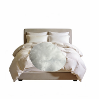 Microfibre de polyester vierge super fine 0,9D, 64 mm, siliconée, pour doudoune et couette d'hiver, offrant une grande solidité